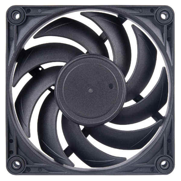 Корпусный вентилятор SilverStone Vista VS120B, 120mm, 2000rpm, 4pin PWM, 30,6dBa