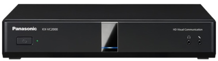 Відеотермінал Panasonic KX-VC2000 2xGE LAN, 1xUSB-A, 6xHDMI, SIP, H.323, 1080p30
