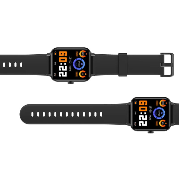 Смарт-годинник Blackview R30 44мм, 1.83", 240x284, TFT, BT 5.0, 384КБ, чёрный