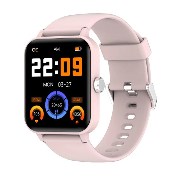 Смарт-годинник Blackview R30 44мм, 1.83", 240x284, TFT, BT 5.0, 384КБ, розовый