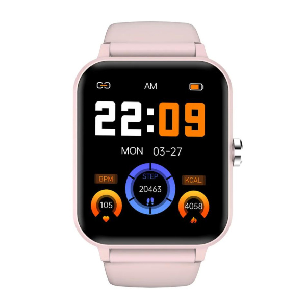 Смарт-годинник Blackview R30 44мм, 1.83", 240x284, TFT, BT 5.0, 384КБ, розовый