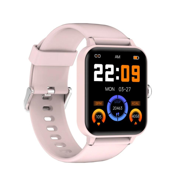 Смарт-годинник Blackview R30 44мм, 1.83", 240x284, TFT, BT 5.0, 384КБ, розовый