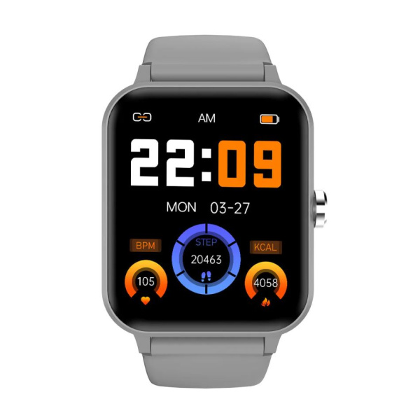 Смарт-годинник Blackview R30 44мм, 1.83", 240x284, TFT, BT 5.0, 384КБ, серый