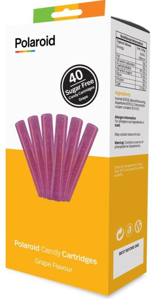 Набір картриджів для 3D ручки Polaroid Candy pen, виноград, фіолетовий ( 40 шт)