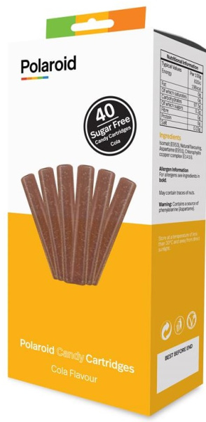 Набір картриджів для 3D ручки Polaroid Candy pen, кола, коричневий ( 40 шт)
