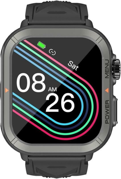 Смарт-часы Blackview W30 50мм, 1.91", 320*380, TFT, BT 5.3, 128МБ, чёрный