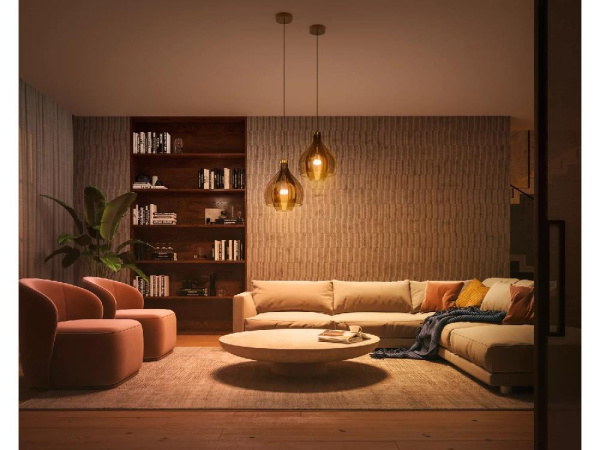 Лампа умная Philips Hue E27, 11W(60Вт), 2200K-6500K, Tunable white, ZigBee, Bluetooth, диммирование