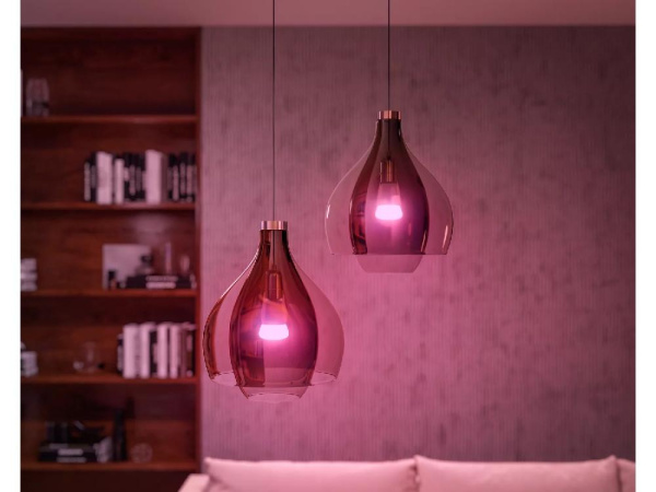Лампа умная Philips Hue E27, 11W(60Вт), 2000K-6500K, RGB, ZigBee, Bluetooth, диммирование