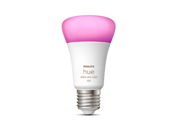 Лампа умная Philips Hue E27, 11W(60Вт), 2000K-6500K, RGB, ZigBee, Bluetooth, диммирование