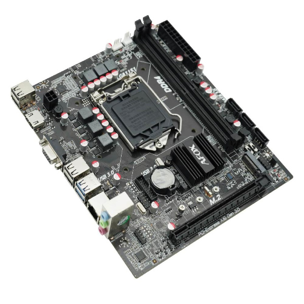 Материнская плата AFOX IB250-MA4 s1151 B250 2xDDR4 D-Sub HDMI mATX
