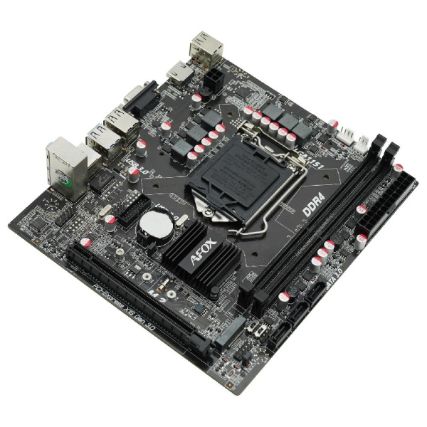 Материнская плата AFOX IB250-MA4 s1151 B250 2xDDR4 D-Sub HDMI mATX