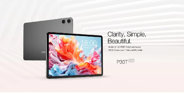 Планшет Teclast P30T 10.1" 4ГБ, 128ГБ, 6000мА•ч, Android, серый