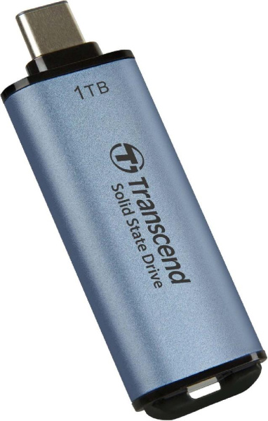 Портативный SSD Transcend 1TB USB 3.1 Gen 2 Type-C ESD300 Blue