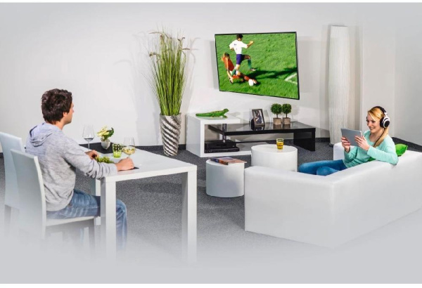 Крепление ТВ наклонно-поворотное Hama TV-WB, AR-2, 32-65", черный
