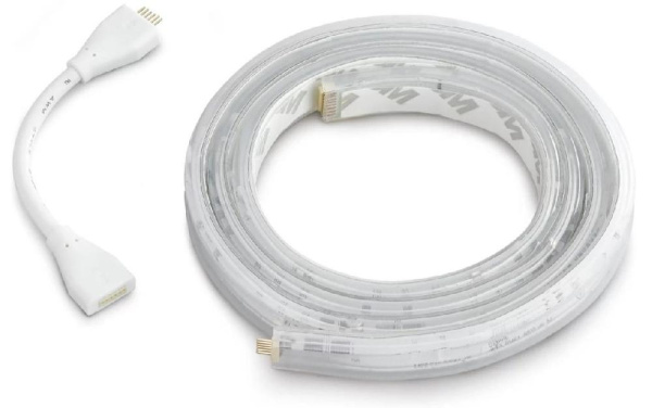 Лента светодиодная умная Philips Hue Plus, 0.5W(20Вт), 2000K-6500K, RGB, ZigBee, Bluetooth, диммирование, удлинитель, 1м
