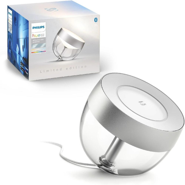 Светильник настольный умный Philips Hue Iris, 2000K-6500K, RGB, ZigBee, Bluetooth, диммирование, серебристый