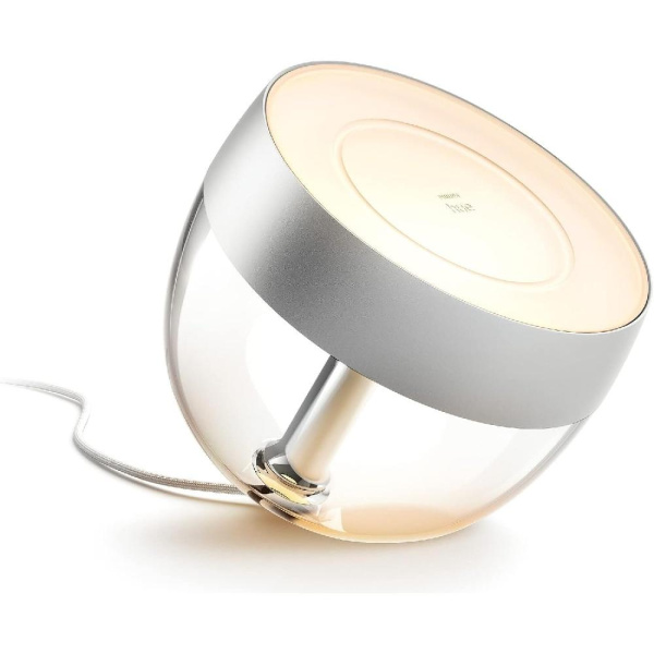 Светильник настольный умный Philips Hue Iris, 2000K-6500K, RGB, ZigBee, Bluetooth, диммирование, серебристый