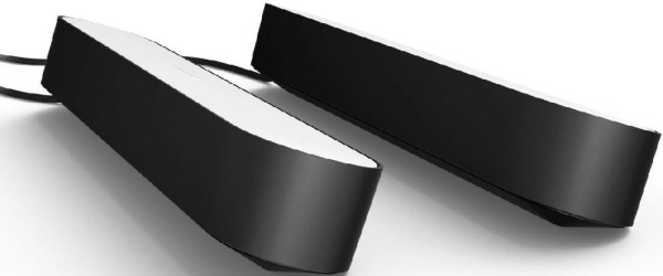 Панель освещения умная Philips Hue Play, RGB, ZigBee, диммирование, базовый комплект, блок питания, 2шт, чёрный