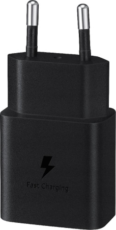 Мережевий зарядний пристрій Samsung 15W Power Adapter (w/o cable) Black
