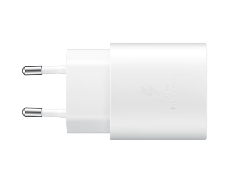 Мережевий зарядний пристрій Samsung 25W Super Fast Charging (w/o cable) White