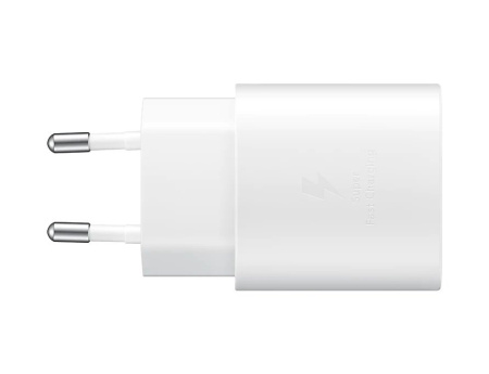 Мережевий зарядний пристрій Samsung 25W PD Wall Charger + Type-C Cable White
