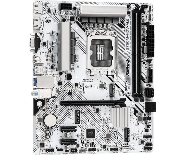 Материнская плата ASRock B760M-HDV/M.2 s1700 B760 2xDDR5 M.2 HDMI DP mATX