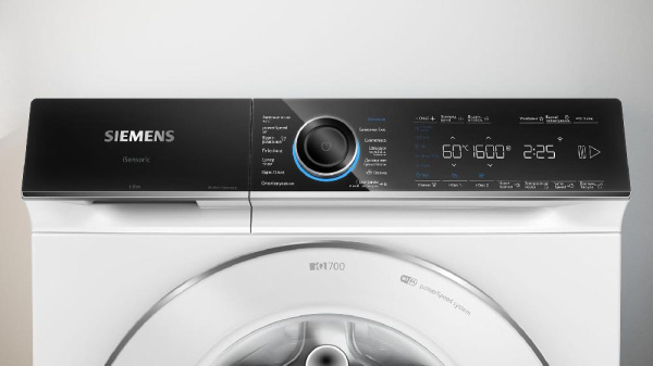 Пральна машина Siemens фронтальна, 10кг, 1600, A+++, 60см, дисплей, Home Connect, I-Dos, білий