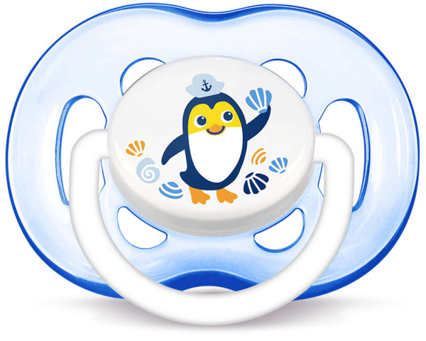 Пустышка Avent Freeflow 18мес+, дышащая, 2шт, для мальчиков