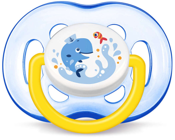 Пустышка Avent Freeflow 18мес+, дышащая, 2шт, для мальчиков
