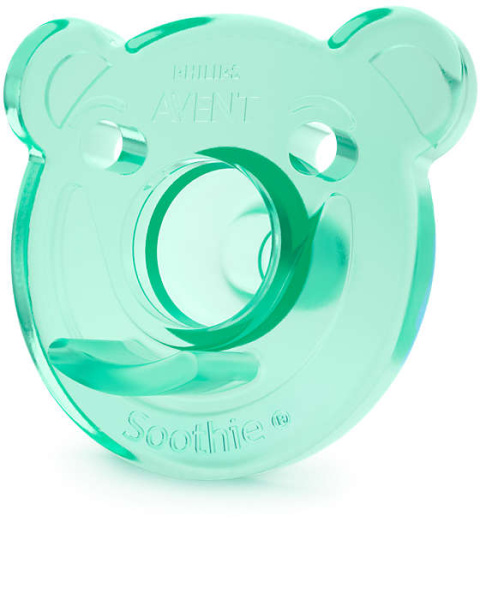 Пустышка Avent Soothie 3мес+, фигурная, 2шт, для мальчиков