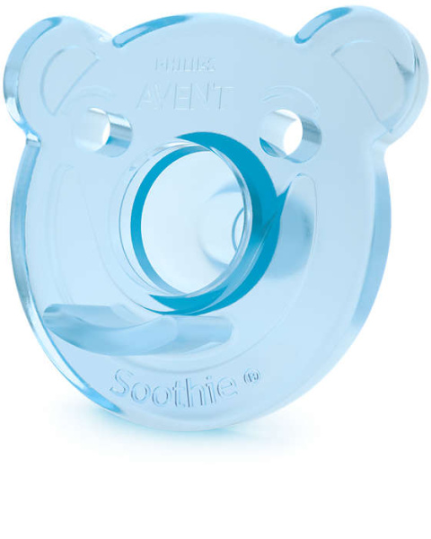 Пустышка Avent Soothie 3мес+, фигурная, 2шт, для мальчиков