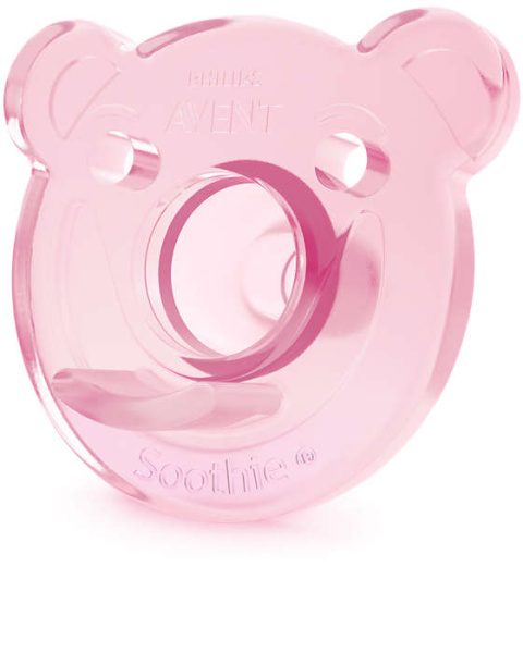 Пустышка Avent Soothie 3мес+, фигурная, 2шт, для девочек