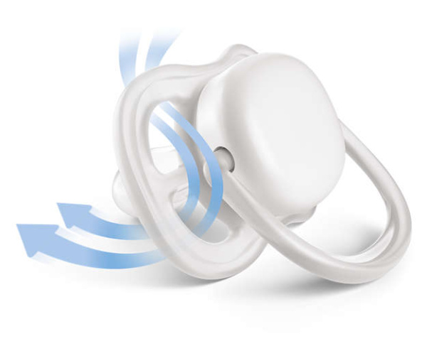 Пустышка Avent Ultra Air 0-6мес, 2шт, для девочек