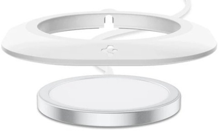 Тримач Spigen Mag Fit для MagSafe Charger Pad, White