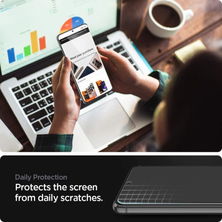 Захисна плівка Spigen для Galaxy S21 Ultra NeoFlex Solid HD, Clear