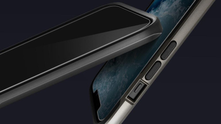 Захисне скло Spigen для iPhone 12 Pro Max Glas tR EZ Fit (Privacy) (2Pack)