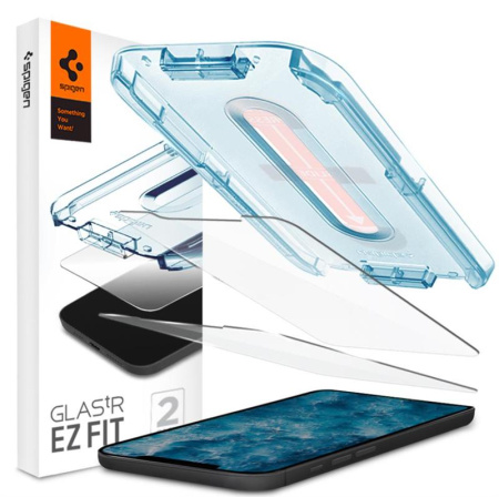 Захисне скло Spigen для iPhone 12 / 12 Pro tR EZ Fit(2Pack)