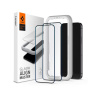 Захисне скло Spigen для iPhone 12 / 12 Pro tR ALM FC Black (2Pack)