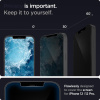 Захисне скло Spigen для iPhone 12 mini Glas tR EZ Fit (Privacy) (2Pack)