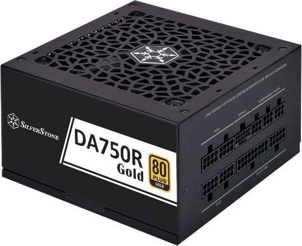 Блок питания SilverStone Decathlon  (750W),  >90%, 80+ Gold, 120мм, 1xMB, 24pin(20+4), 2xCPU 8pin(4+4), 4xMolex, 8xSATA, 4xPCIe 8pin(6+2), 1 x 12V-2x6,  Fully modular
