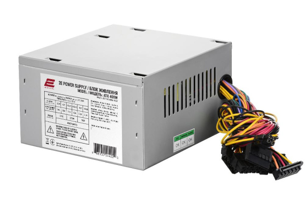 Корпус 2E Basis RD8603U-400 з БЖ 2E ATX400W, 1xUSB3.0, 2xUSB2.0, VGA 320мм, mATX, чорний