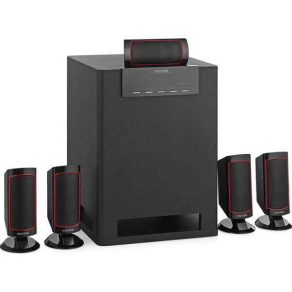 Акустическая система MICROLAB X-15 5.1, 170W, 6RCA, черный