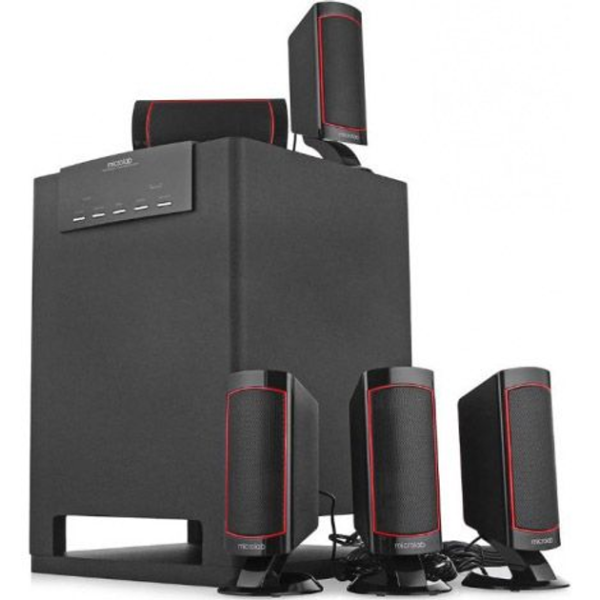 Акустическая система MICROLAB X-15 5.1, 170W, 6RCA, черный