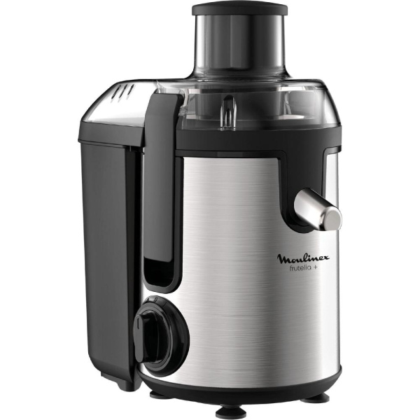 Соковыжималка Moulinex Frutelia+ центробежная 400Вт, жмых-0.95л, нерж. сталь, серо-черный