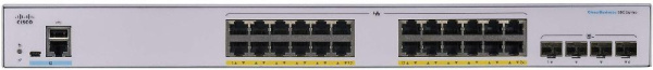 Коммутатор Cisco CBS350 Managed 24-port GE, Full PoE, 4x10G SFP+
