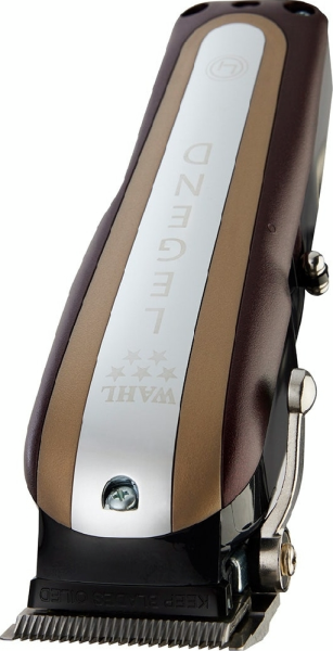 Машинка для стрижки WAHL Legend Cordless, акум., роторный мотор, насадок-8, расческа в компл., сталь, бордовый