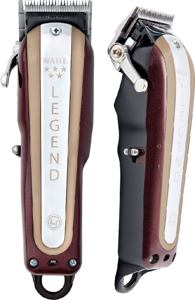 Машинка для стрижки WAHL Legend Cordless, акум., роторный мотор, насадок-8, расческа в компл., сталь, бордовый