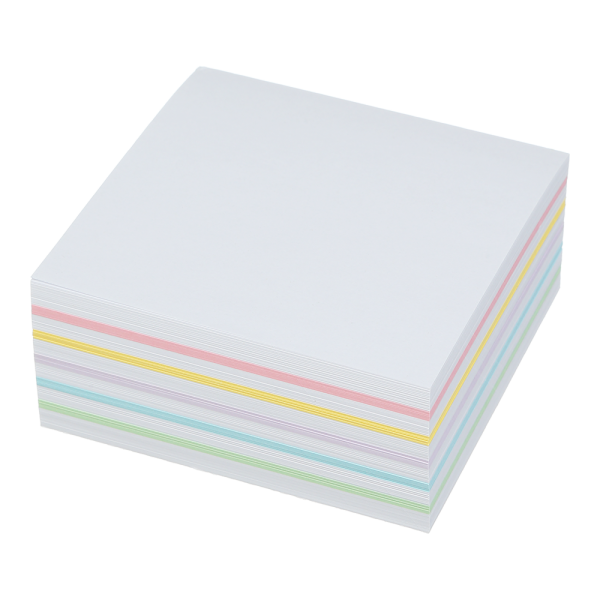 Блок паперу для нотаток "Веселка" 90х90х40мм, скл
