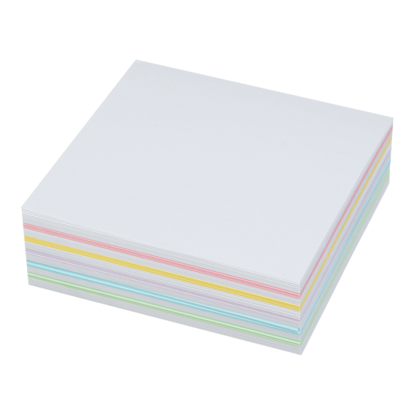 Блок паперу для нотаток "Веселка" 90х90х40мм, скл