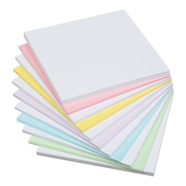 Блок паперу для нотаток "Веселка" 90х90х40мм, скл